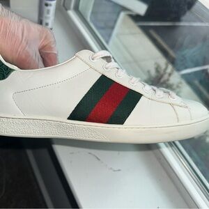 Men’s Gucci Ace Leather Sneakers